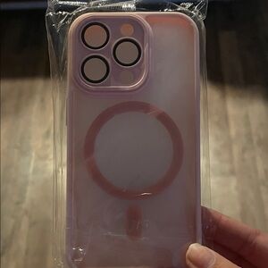 Pink Phone Case with MagSafe Compatibility